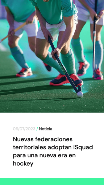 Nuevas federaciones territoriales adoptan iSquad para una nueva era en hockey